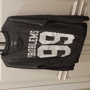 99 problems long sleeve tshirt size XL
